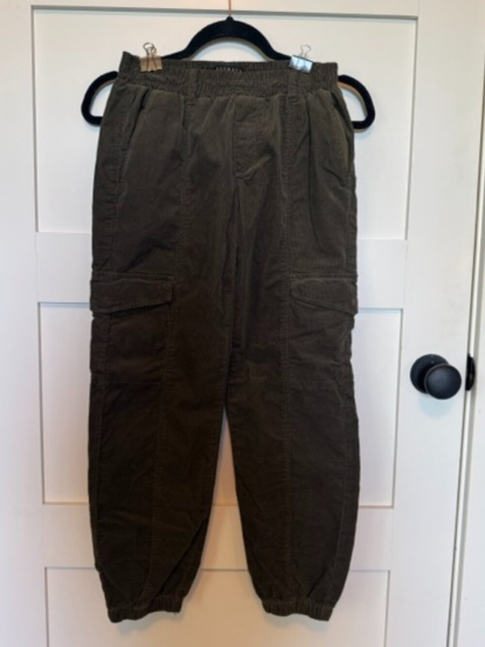 Sanctuary Olive Green Corduroy Cargo Pants
